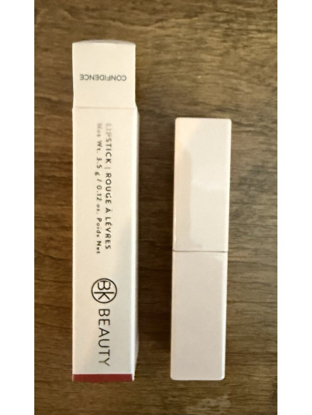 BK Beauty Lipstick Confidence Discontinued Vegan Cruelty-Free Stick 0.12 oz NIB